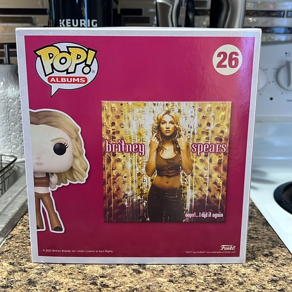 👸🏼 Limited Edition Funko Pop! Albums Britney Spears Oops!… I Did It Again - Picture 2 of 7